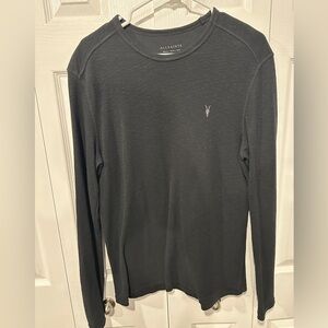 Allsaints textured Crewneck - Black - Small